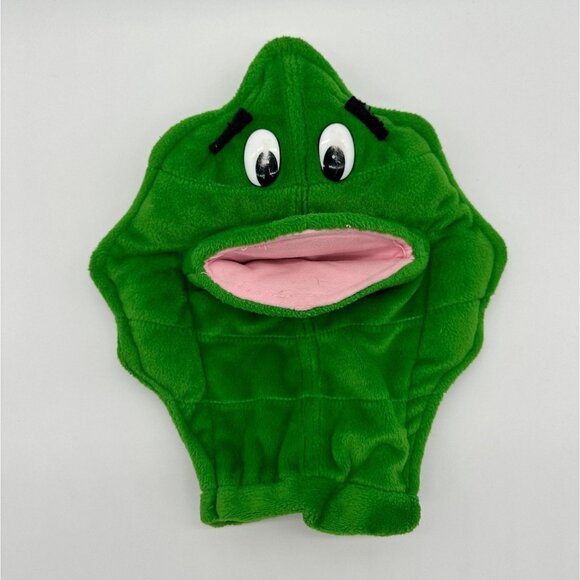 Vintage Hand Puppet Abingdon Press Green Lettuce Monster Kid Pretend Play 727723 - Picture 2 of 10
